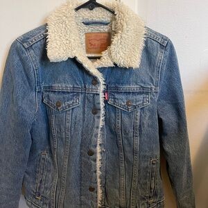 Levi Sherpa lined denim jacket